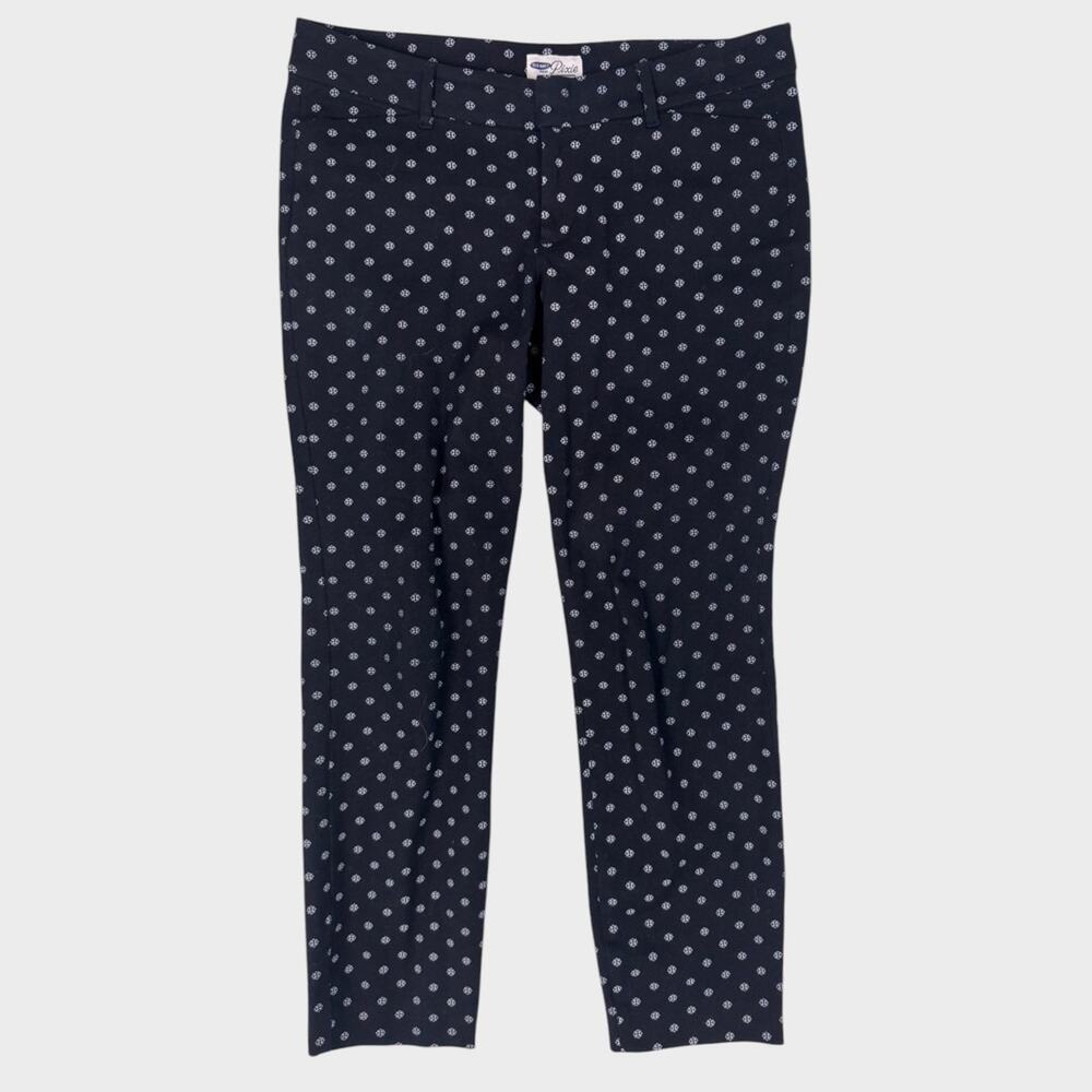 Old Navy Pixie Size 10 Regular Ankle Pants Black … - image 1